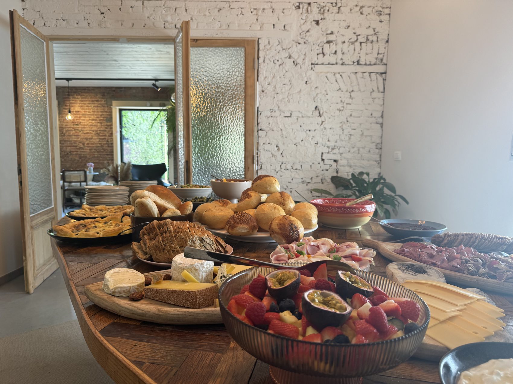Brunchbuffet voor een familiefeest