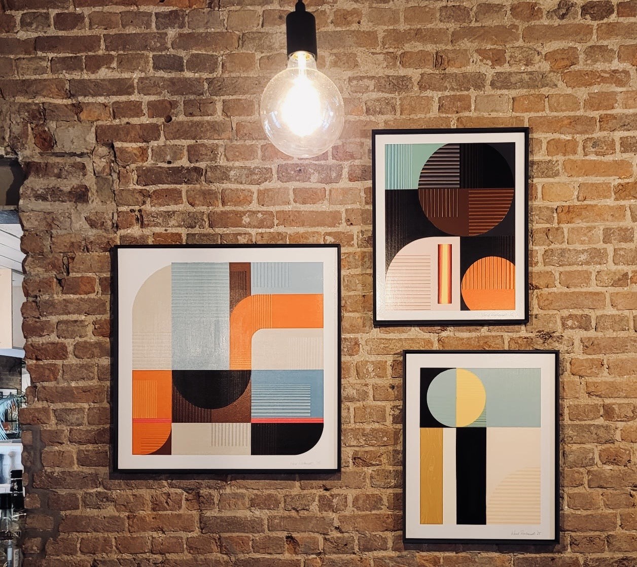 Werk van Ward Roelandt aan de muur